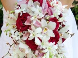 Malta Wedding Inspirations - A Red and White Wedding Bouquet