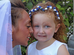 The bride and her daughter