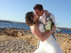Sinead and Peter - Enjoying some loving moments on the beach
