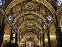 St. John Cathedral from inside - Malta