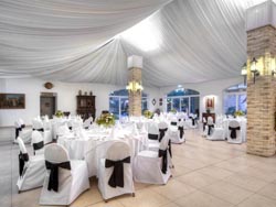 Indoor Wedding setup at Olive Farmhouse