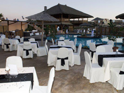Wedding Setup at the Exotic Pool Club