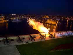 Firing of Canon during Wedding