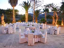 Outdoor Wedding Setup at Gozo Farmhouse