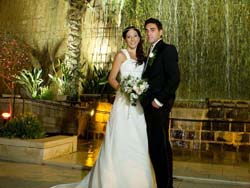 Bride and Groom at Lime Garden